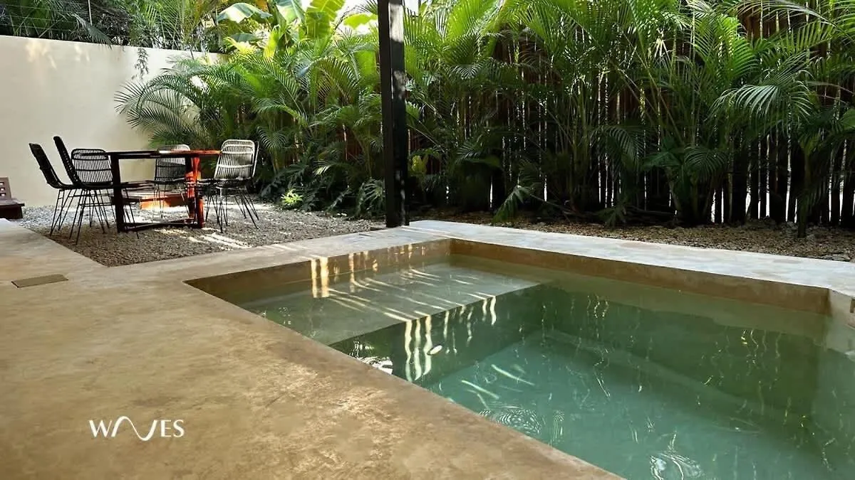 2 Bedroom With Private Pool & Spacious Green Areas By Waves Management Tulum