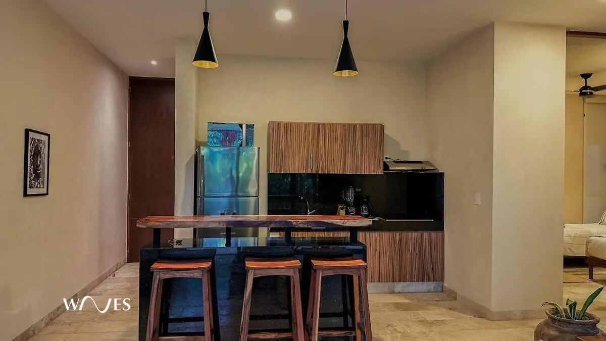 2 Bedroom With Private Pool & Spacious Green Areas By Waves Management Tulum