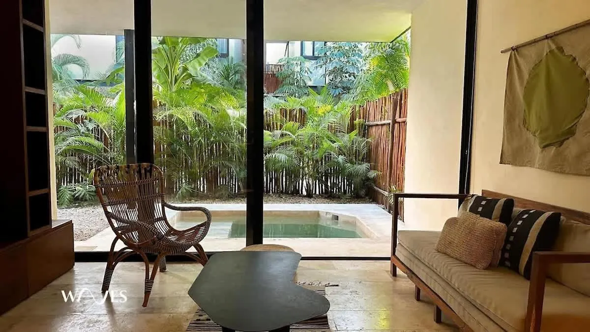 2 Bedroom With Private Pool & Spacious Green Areas By Waves Management Tulum